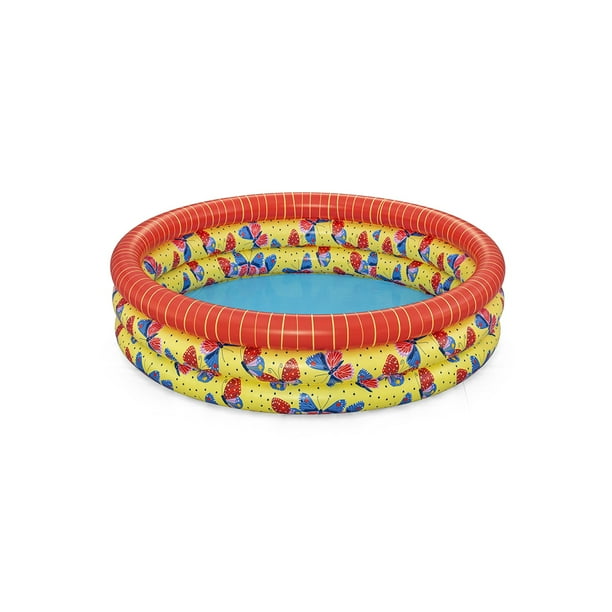 Alberca Inflable Infantil Bestway Mariposa 508 Lt Plástico PVC Resistente