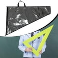 thumbnail image 2 of Lipstore Large Triangle Ruler Carrying Case Teaching Equipment with Zipper Tote Protective Case for Engineering Black Board Whiteboard 69cmx44.5cm, 2 of 3