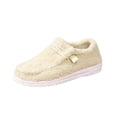 thumbnail image 3 of YOUYEDIAN Loafers for Women Fall Winter Fashion Square Toe Warm Versatile Casual Flats Plush Comfy Outdoor Platform Shoes, 3 of 5
