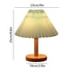 thumbnail image 3 of Lámpara de Mesa Led Regulable con Pantalla de Tela de Lino, Luz de Noche con Alimentación Usb para Dormitorio, Sala de Estar, Oficina, Dormitorio. Base de Madera Maciza, Bombilla Incluida, 3 Colores., 3 of 7