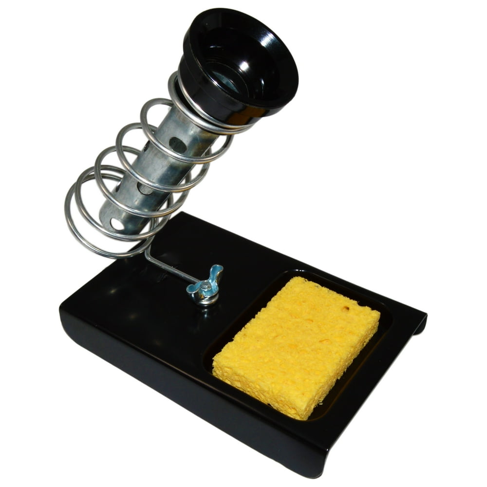 Soldering Iron Holder / Soldering Iron Stand with Tip Cleaning Sponge