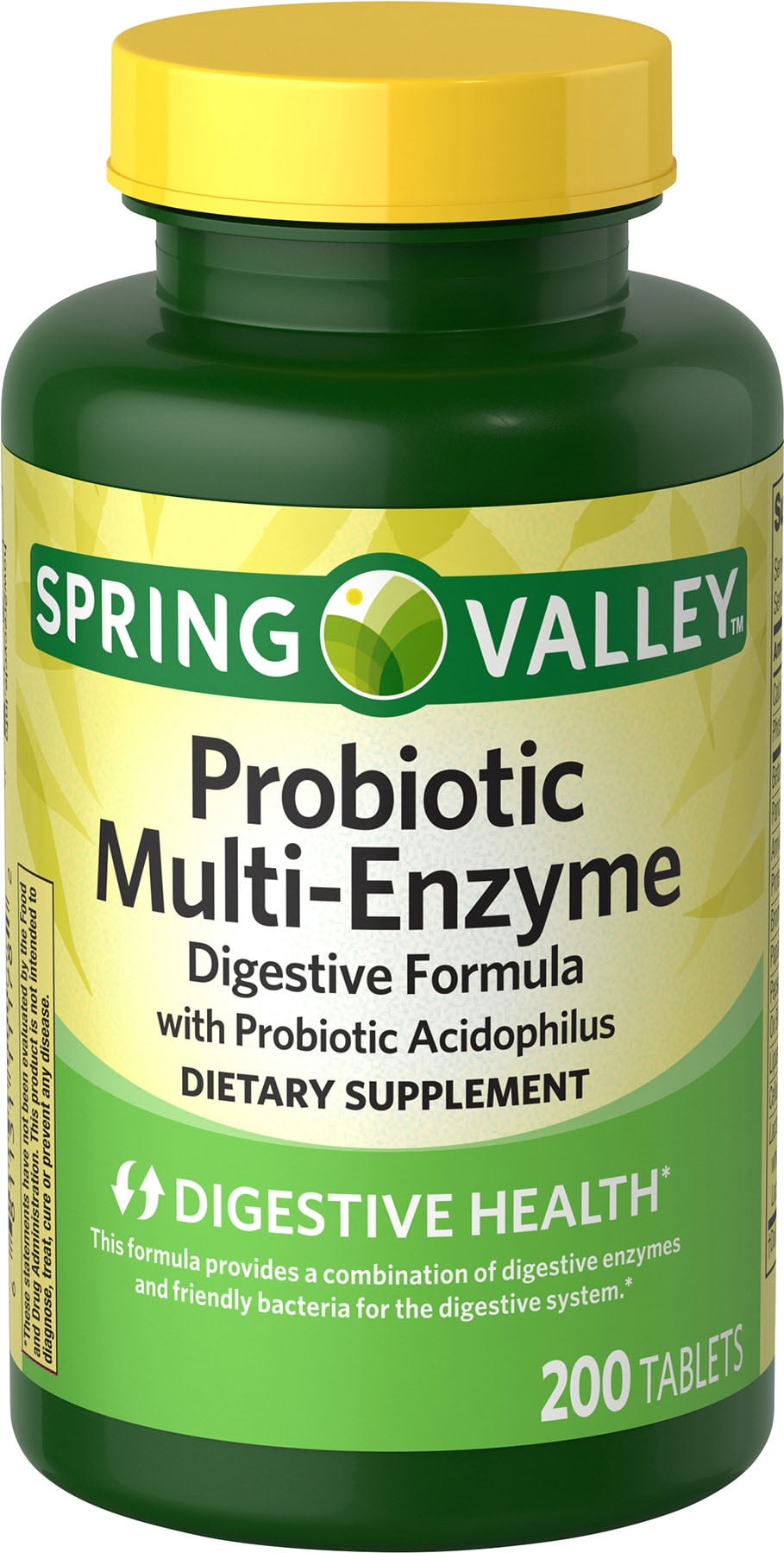Spring Valley Probiotic MultiEnzyme Digestive Formula Tablets, 200 Ct