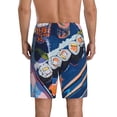 thumbnail image 5 of Salouo Colorful Sushi Food Art Pattern Men's Sleep Pajama Shorts,Pajama Bottoms Elastic Waistband Sleep Pajama Short PJ Shorts for Men -XX-Large, 5 of 6
