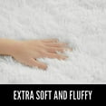 thumbnail image 3 of LOCHAS Soft Indoor Modern Area Rugs Fluffy Living Room Carpets for Children Bedroom Home Decor Nursery Rug 5.3'x7.5',White, 3 of 7