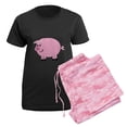 thumbnail image 5 of CafePress - Piggy Women's Dark Pajamas - Women's Short Sleeve Print T-Shirt and Pants Dark Cotton Pajama Set, 5 of 7