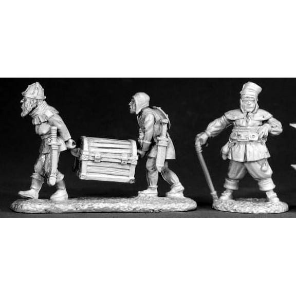 Reaper Miniatures Merchant & Henchmen 02548 Dark Heaven Legends Unpainted Metal