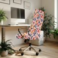 thumbnail image 3 of HELLHERO Sea Turtle Print Office Chiar Cover, Protective Stretch Office Chair Cushion Backrest Cover for Rotating Desk Slipcover Easy Install, Blue, 3 of 7