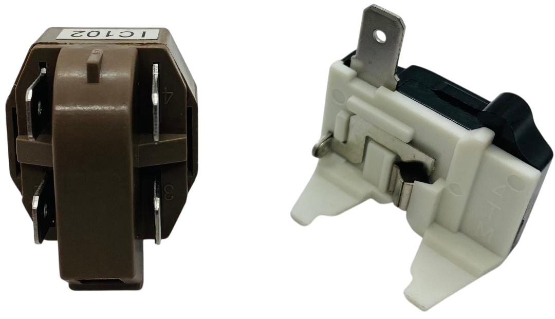 4387913, Refrigerator Relay & Overload fits Roper, Kenmore, Whirlpool