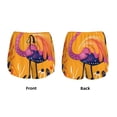 thumbnail image 3 of Daiia Vibrant Flamingo Illustration Pattern Women's 2 in 1 Running Shorts - Lightweight Athletic Workout Gym Yoga Shorts Liner with Phone Pockets-XX-Large, 3 of 7