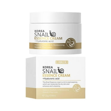 AYFFDIYI Snail Face Cream Hyaluronic Acid Moisturizer Wrinkle Anti Aging Nourishing Serum K8L8