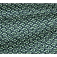thumbnail image 5 of oneOone Viscose Jersey Fabric Ethnic Geometric Flame Stitch Print Fabric BTY 60 Inch Wide, 5 of 5