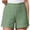 Green, variant on hlysgo Women's Yoga Shorts High Waiste Tummy Control Casual Comfy Shorts Wide Leg Workout Lounge with Pockets Black,3xL