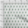 thumbnail image 1 of oneOone Cotton Poplin White Fabric Leaves & Floral Block Craft Projects Decor Fabric Printed By The Yard 56 Inch Wide, 1 of 4