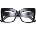 thumbnail image 4 of FEISEDY Monture de Lunettes Carrée Surdimensionnée Lunettes Femmes B2475, 4 of 6