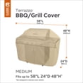 thumbnail image 4 of Classic Accessories 53912 Cart BBQ Cover - Tan -Medium, 4 of 4