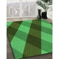 thumbnail image 2 of Ahgly Company Indoor Round Patterned Dark Forest Green Area Rugs, 8' Round, 2 of 6