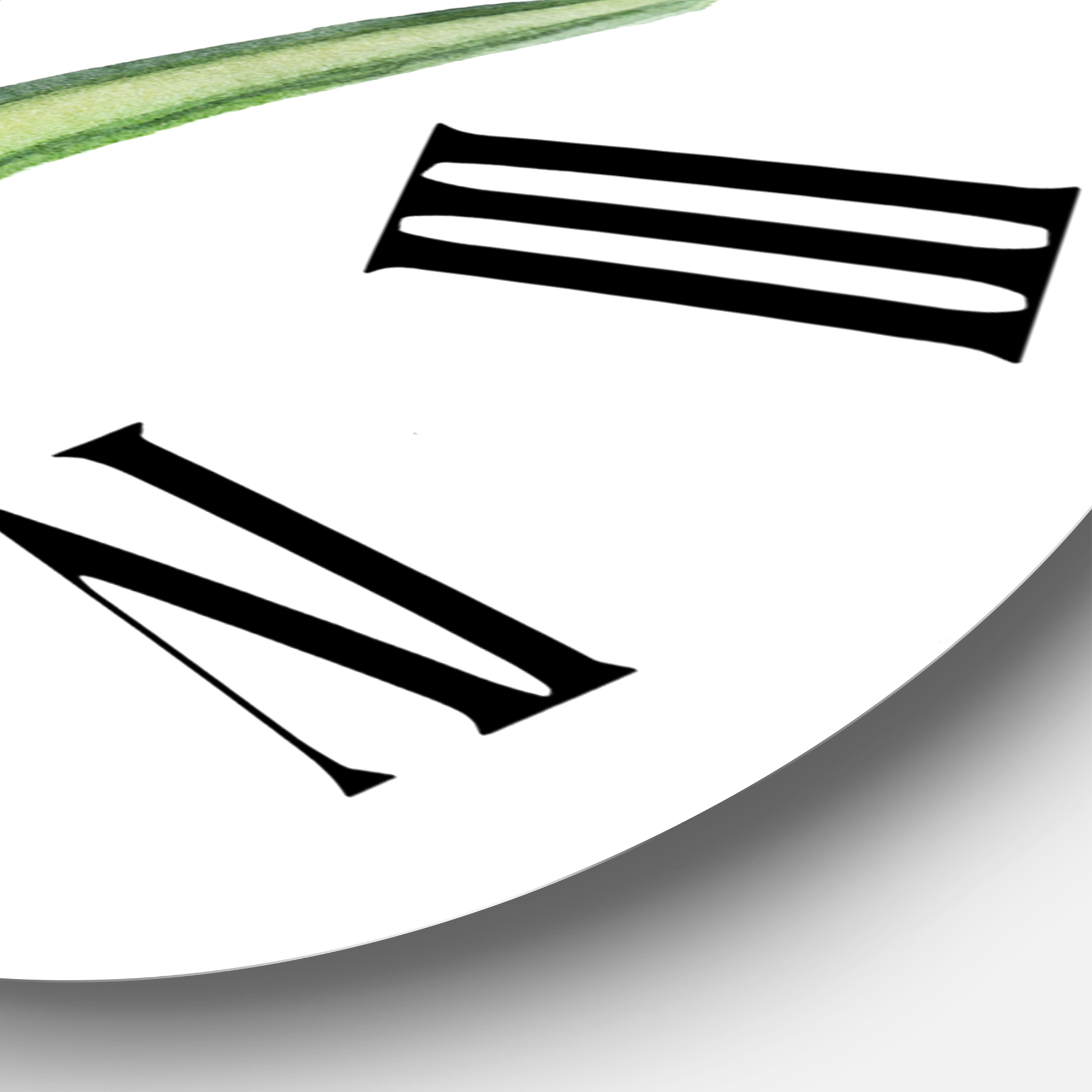 Designart 'Blossoming Hyacinth In Spring' Traditional Wall Clock