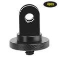 thumbnail image 1 of Adaptador de Montaje de Conversión 4x 1 / 4-20 Negro Duradero para Accesorios de Cámara Yotijar Montaje de conversión de cámara, 1 of 4