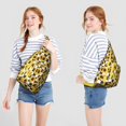 thumbnail image 4 of Tear - resistant Water - resistant Sling Bag with Floral Design for Unisex, 4 of 4