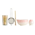 thumbnail image 1 of 5 piezas Matcha Set, Ceremonía de té para amantes del té, Herramientas, Utensilios hechos a mano Soporte de cerámica Batchón de cerámica Rosa, 1 of 8