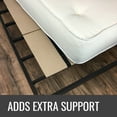 DMI Foldable Box Spring, Bunkie Board, Bed Support Slats for Support to