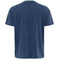 thumbnail image 3 of Men's-Sportiqe  Blue New York Knicks Distressed Rock & Roll Collection Angus Premium Mineral Wash T-Shirt, 3 of 3