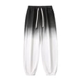 thumbnail image 4 of StSilkitty Men's Sweatpants Gradient Color Elastic Waist Drawstring Joggers Pant with Pockets Lightweight Tapered Trousers, 4 of 6