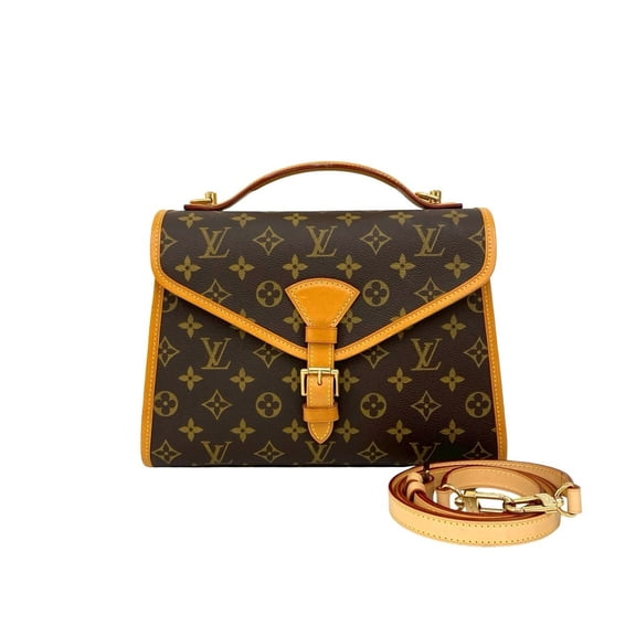 Pre-Owned LOUIS VUITTON Bel Air Monogram Leather 2-Way Handbag/Shoulder Bag, Brown, 18018
