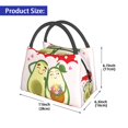 thumbnail image 2 of Balery Avocado Lovers Wearing Umbrella Bolsa de Aislamiento Portátil – Bolsa de Almuerzo con Forro de Aluminio Mejorado, Funda Impermeable y Fácil de Limpiar para Picnic y Caja de Almuerzo, 2 of 6