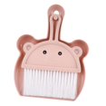 thumbnail image 2 of Small Broom and Dustpan Set Adorable Bear Theme Role Playing Little Housekeeping pink, 2 of 7