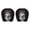 Black18, variant on Scary Face Car Headrest Cover – Universal Elastic Seat Protector with Glowing Eyes – Halloween Auto Interior Decor for Vehicle Truck