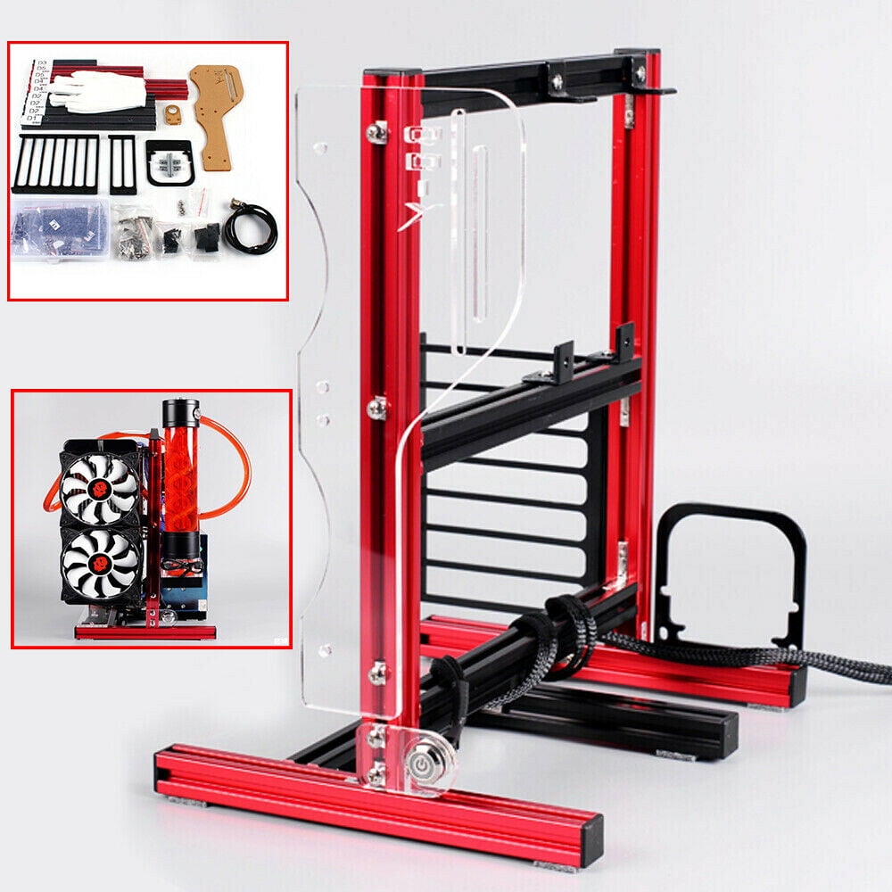 ATX PC Test Bench Aluminum Alloy Open Frame Computer Case