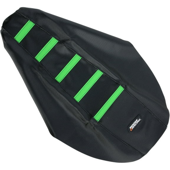 Moose Racing Black/Green Ribbed Seat Cover (KXF45016-334RT)
