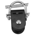 thumbnail image 3 of Lifting Rope Pulley Bearing Block Pulley Wheel Portable Heavy Duty Mute Roller DIY Gym Exercise Equipment Screw Pulley, 3 of 5