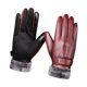 thumbnail image 1 of Guantes de invierno para mujer kusrkot guantes térmicos de piel sintética con pantalla táctil Rojo, 1 of 8
