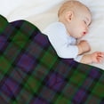 thumbnail image 5 of McDonald Clan Tartan Blanket 32"x48" Anti-Pilling Flannel Throw Blanket Lightweight Soft Fleece,All-Season Couch And Bed Blanket for Home Travel Made in the USA, 5 of 8