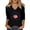 Black, variant on America 250 Shirt Women's Independence Day Print V Neck 3/4 Sleeve Graphic Shirt Womens T Shirts Black L