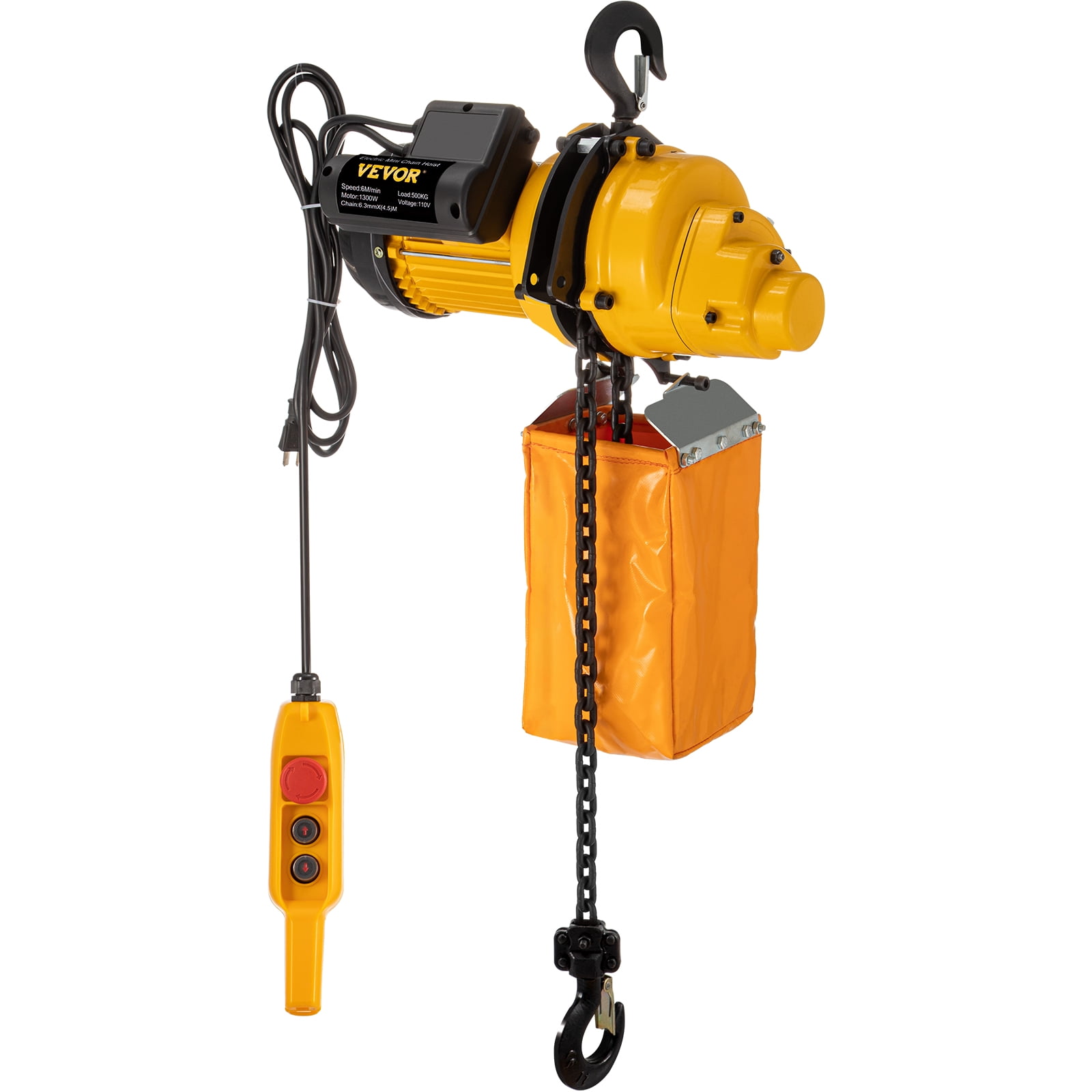 Buy VEVOR Lift Electric Hoist, 1100 lbs Electric Winch w/ 10ft Wired