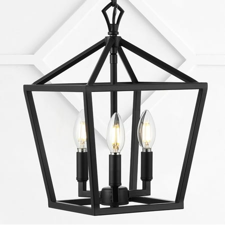 Ojai 10  3-Light Iron Classic Modern Lantern LED Pendant  Oil Rubbed Bronze