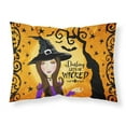 thumbnail image 1 of Carolines Treasures VHA3019PILLOWCASE Halloween Wicked Witch Fabric Standard Pillowcase, 1 of 2
