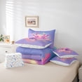 thumbnail image 6 of Manfei Axolotl Print 7pcs Queen Bedding,Ocean Themed Animal Bedding Comforter Set Queen,Colorful Stars Reversible, 6 of 7