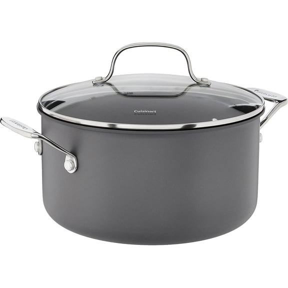 6-Quart Nonstick-Hard-Anodized, Stockpot w/Cover