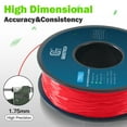 thumbnail image 5 of Geeetech TPU Filament 1.75mm, Flexible 3D Printer Filament Roll, 1kg（2.2ibs） Spool, Dimensional Accuracy +/- 0.03 mm, Fit Most FDM Printer (TPU red), 5 of 6