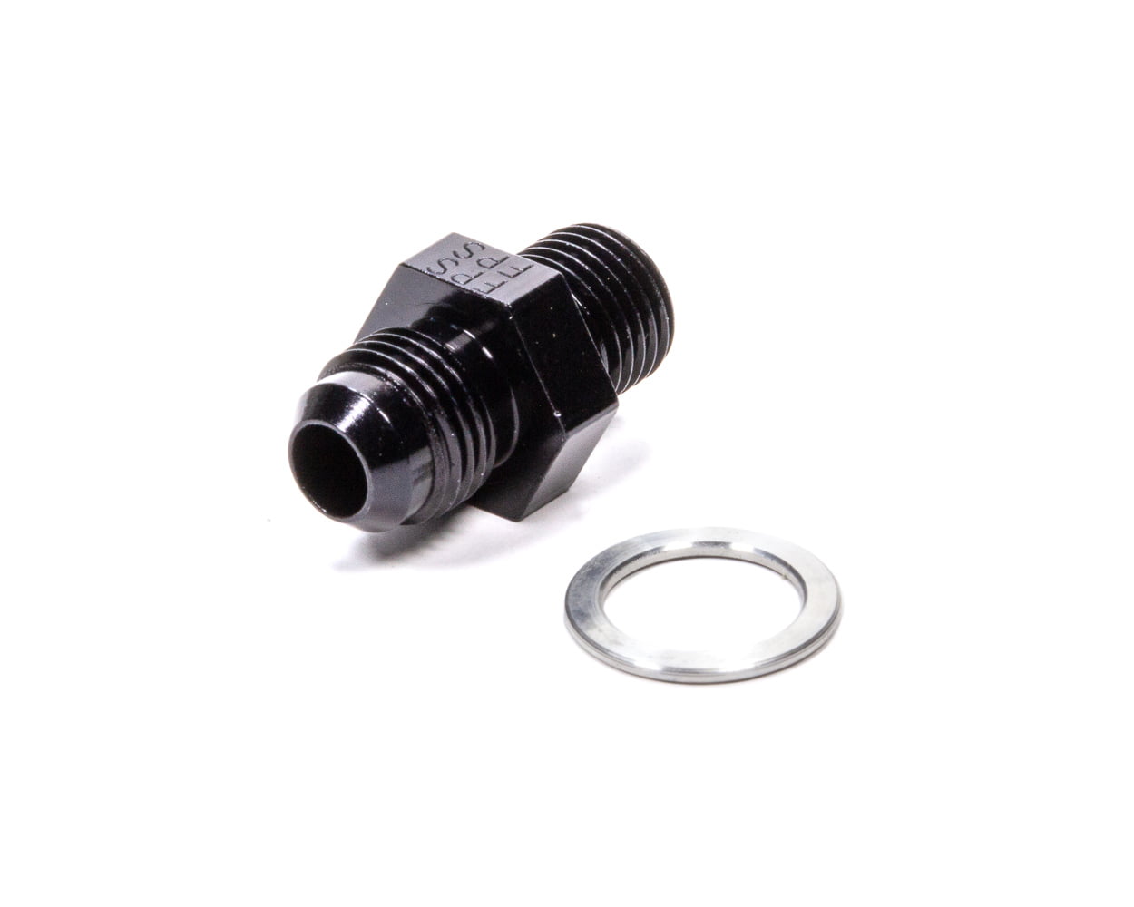Fragola Aluminum Y Fitting 6 AN Male Inlet  6 AN Outlets Black Fuel Oil Lines 