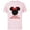 Soft Pink, variant on Disney Minnie Mouse Great-Grandma Red Bow Mother’s Day - Short Sleeve Cotton T-Shirt for Adults - Customized-Natural