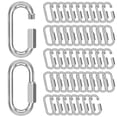 thumbnail image 1 of M6-50 Pack 2.3&acirc;? Quick Links Chain Connectors, 1/4&acirc;?&sup3; Galvanized Chain Locki, 1 of 6