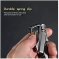 thumbnail image 6 of Lighter, Permanent Match Infinity Lighter with Multitool Keychain Bottle Opener, Permanent Match Infinity Lighter, Keychain Match Strike, Suitable for Travel (Black, 2pc), 6 of 6