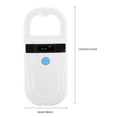 thumbnail image 2 of Reader RFID 134.2Khz, Pet ID Scanner with 0.91 Inch High Brightness OLED Display for Animal Tracking, 2 of 8