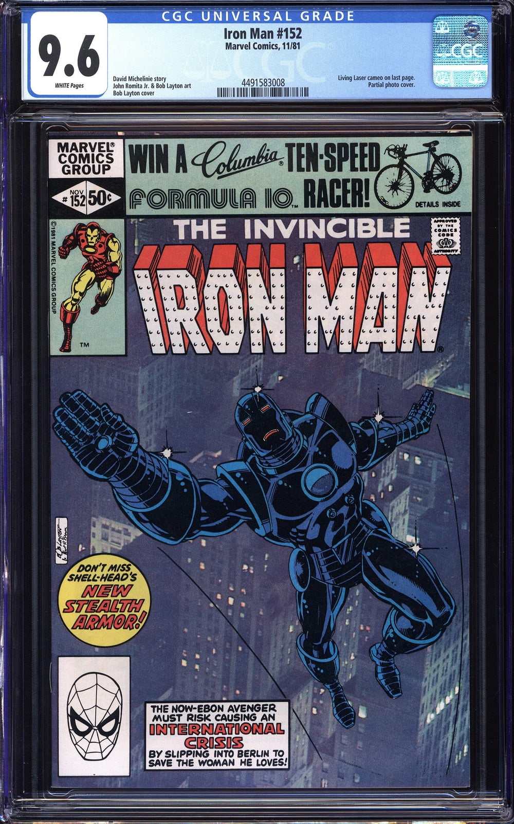 Iron Man #152 - CGC 9.6 Comic Book
