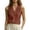 *Brown, variant on VBVC Women's Cotton Linen V Neck Sleeveless Blouses , Ladies' Dressy Casual Work Office Summer Shirts , Breathable Pleated Tank Tops For Women,Beige,S-2XL
